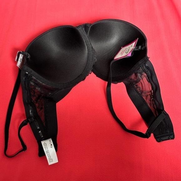 BRA 36C Black MAIDENFORM se1102 push-up, underwire, convertible strapless 3438 L - Picture 11 of 11